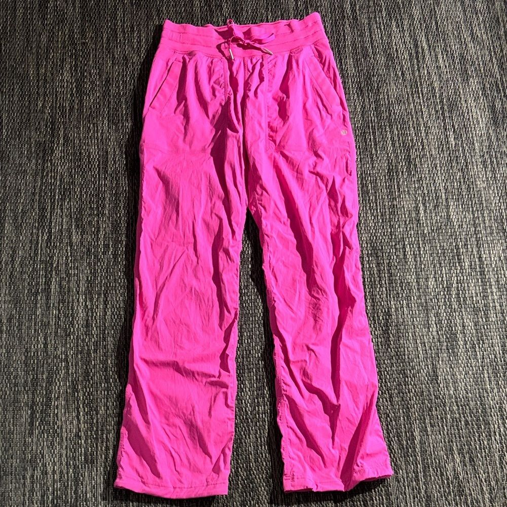 Lululemon Dance Studio Mid-Rise Full Length Pant *Unlined Sonic Pink Size 6 - Picture 1 of 6